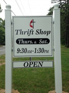 Thrift Shop Sign