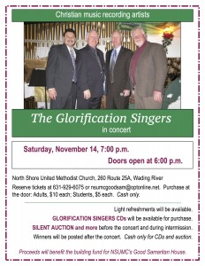 Glorification Singers flyer