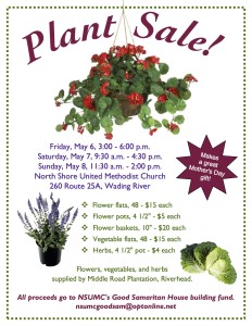 Plant Sale 2016 flyer