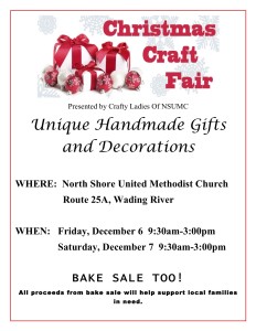 crafty ladies christmas craft fair 2019